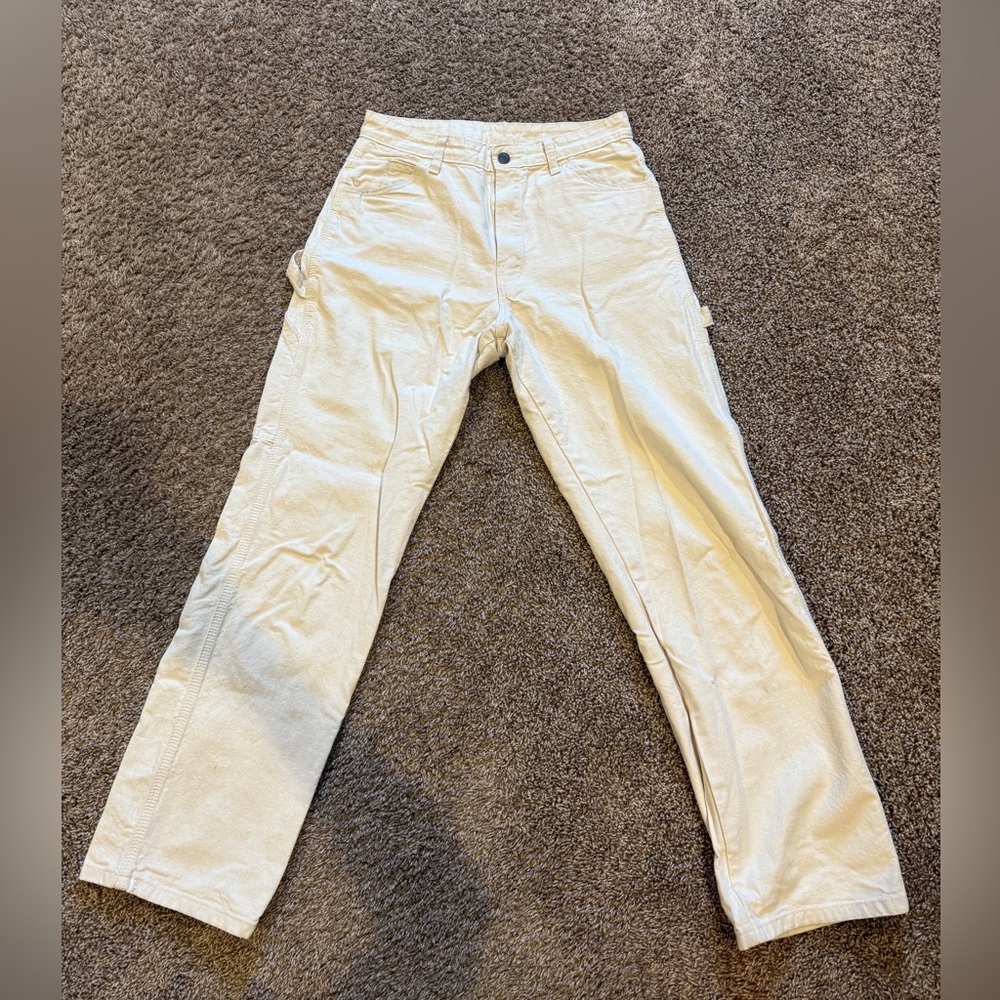 Men's Cream Utility Pants